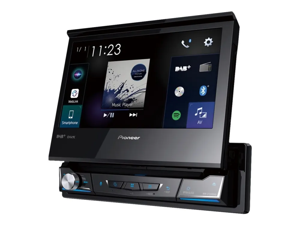 Pioneer AVH-Z7200DAB - DVD-modtager - display - 7