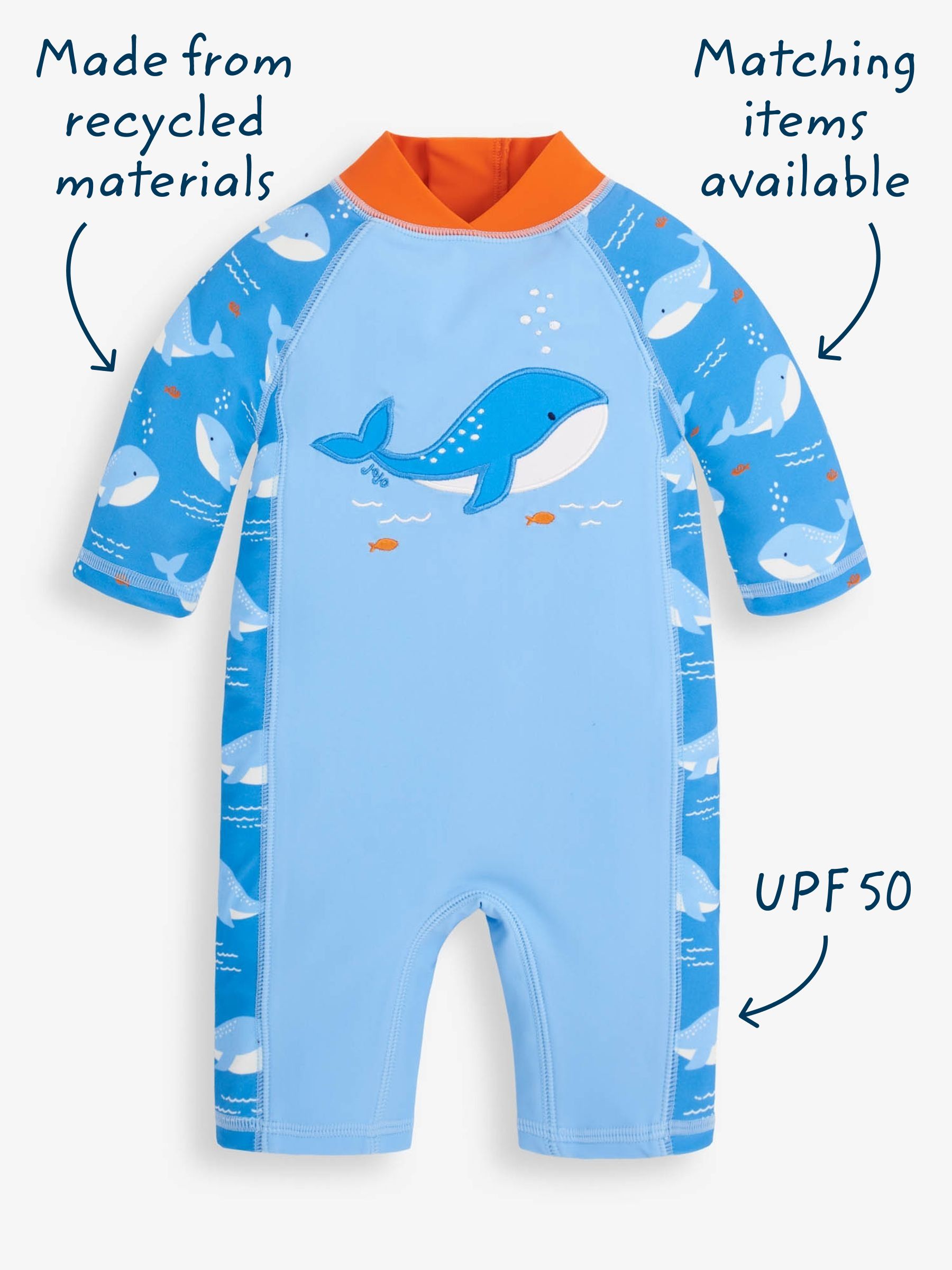 JoJo Maman Bébé - 50-delig 1-delig UPF zonbeschermend pak