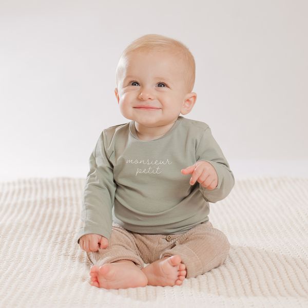 Babylook Velvet Rib Broek - Warm Taupe