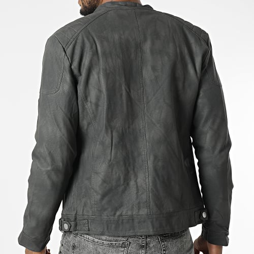 Veste Biker 79715 Gris Anthracite