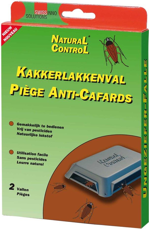 SwissInno kakkerlakkenval 19 x 13 x 2 cm 2 stuks