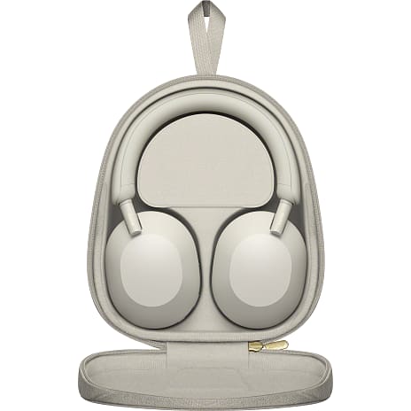 Sony WH-1000XM5 trådløse hovedtelefoner med støjreduktion - sølv