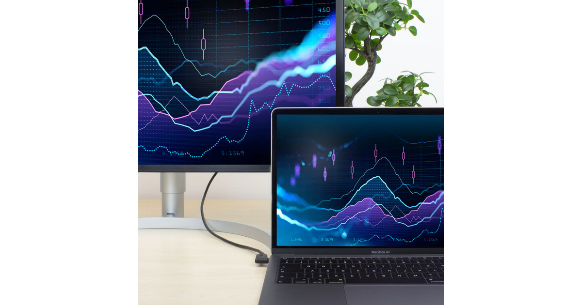 ACT ConnectivityUSB 3.2 USB-C (recht) naar USB-C (links/rechts haaks) kabel  (Zwart, 5 Gbit/s, 60W, 1 meter)