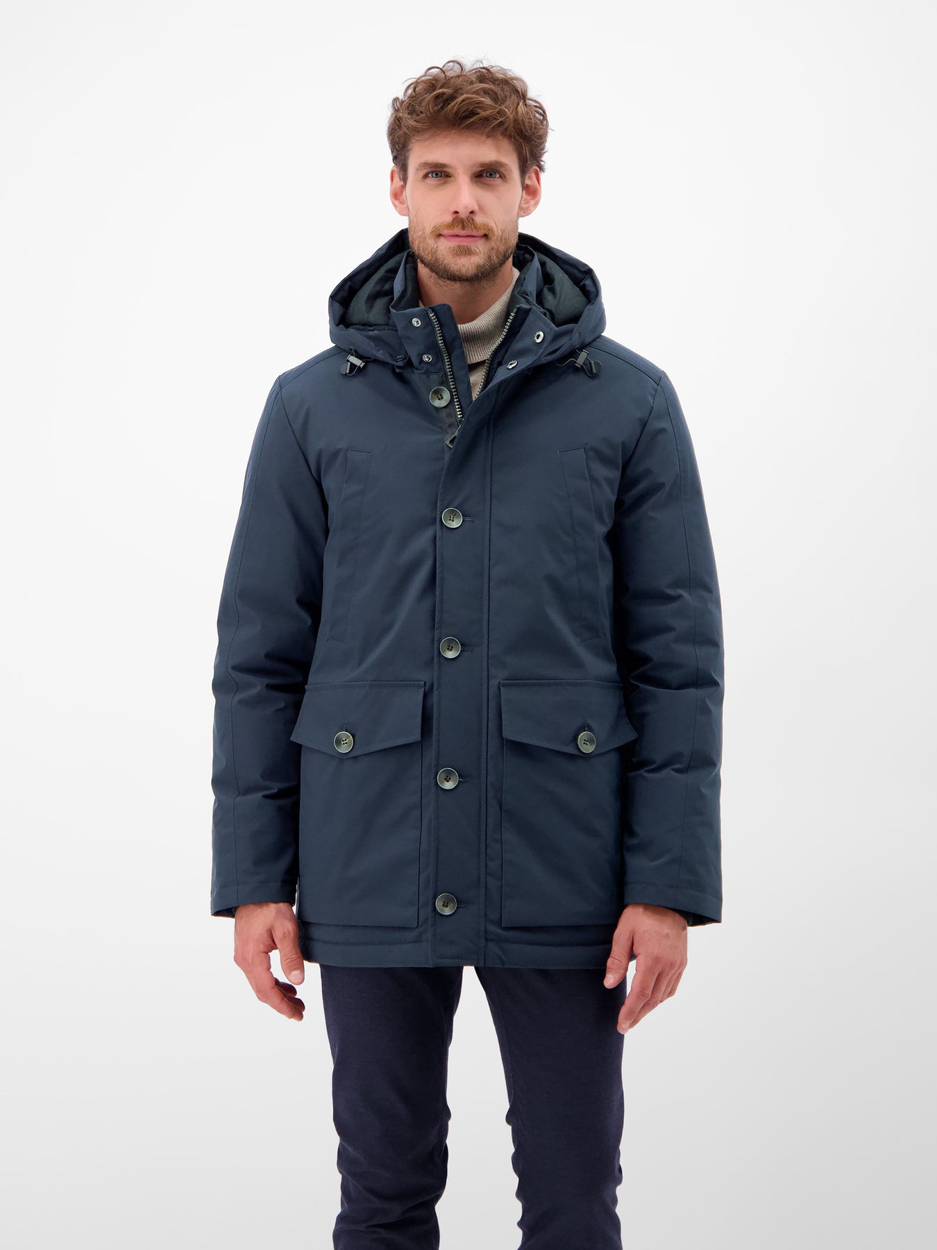 Herren Parka mit Kapuze