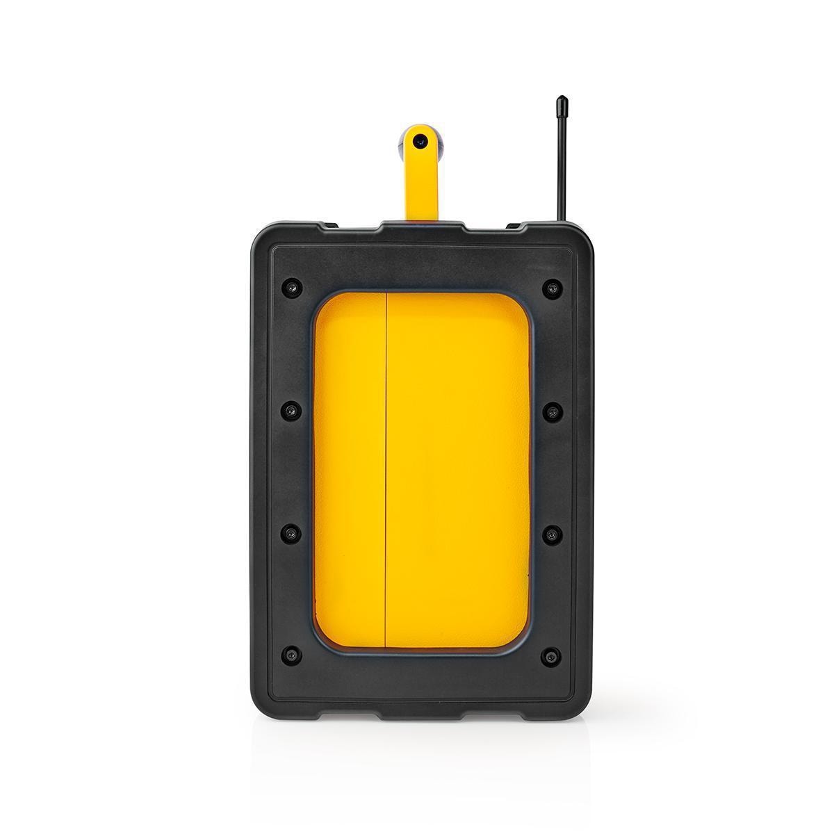 Nedis FM-radio | Jobsite Radio | FM | Batteri drevet / Nettstrøm drevet | Digitalt | 15 W | Skjermstørrelse: 2.2 