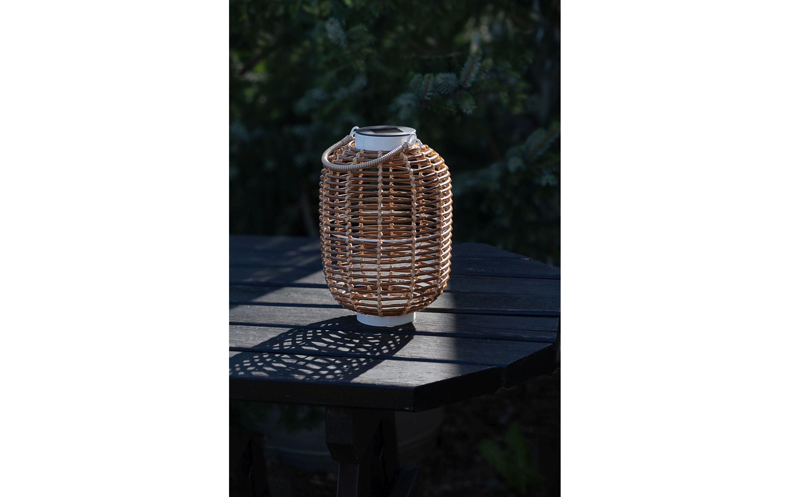 Solar Calm Lantern BraunDekolicht zum Aufstellen oder Aufhängen