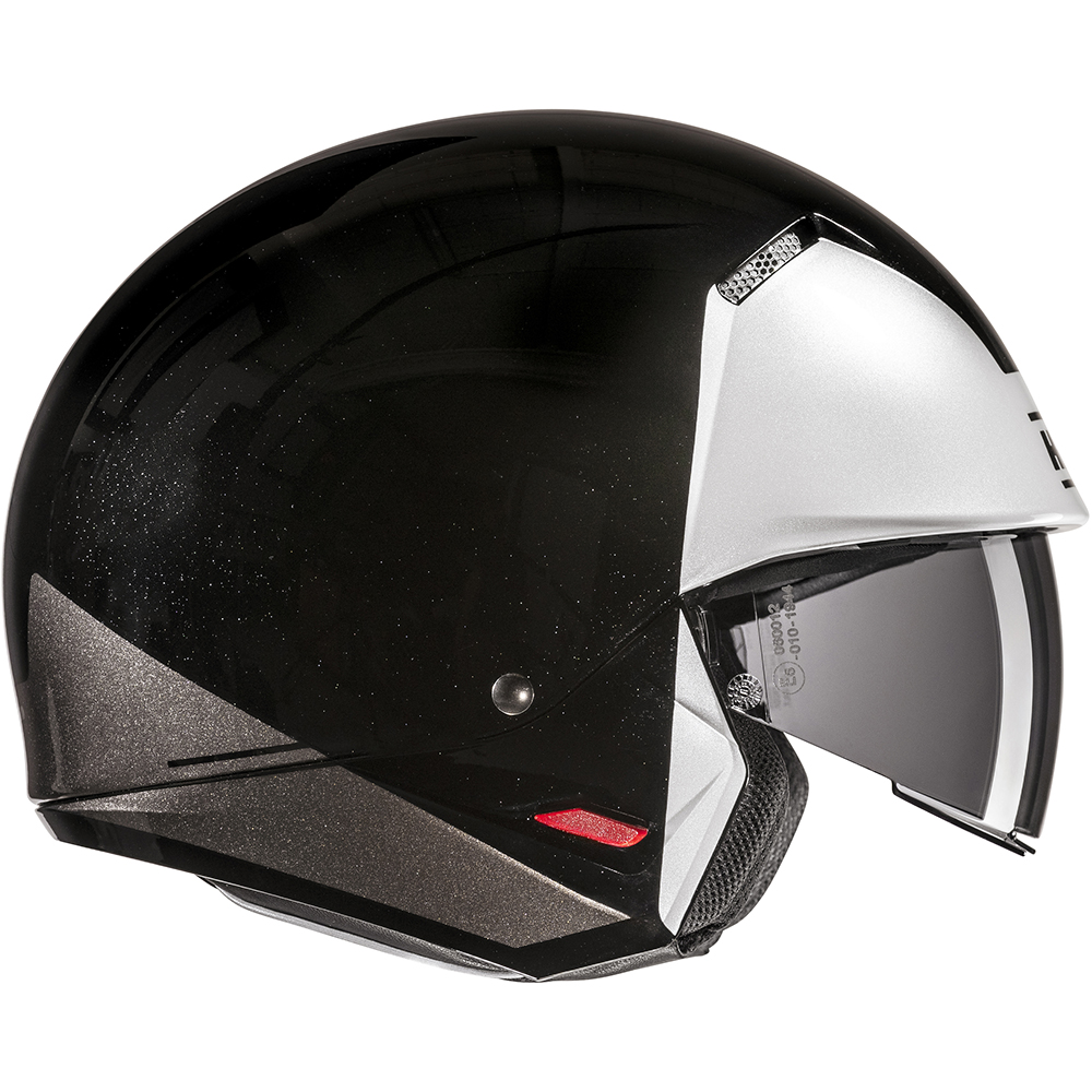 HJC - Casque i20 Vena MC1 / Noir / Blanc / Argent / Rouge