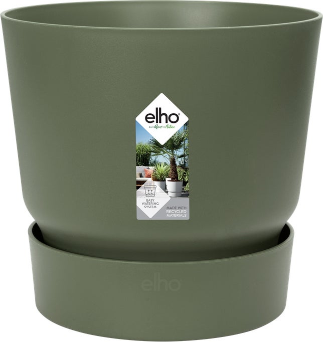 Elho bloempot Greenville groen D 16 H 15,3 cm
