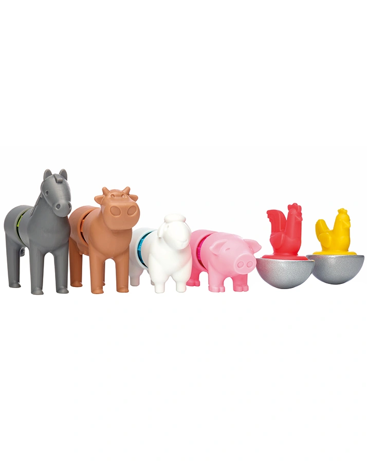 Magnet-Tiere MY FIRST FARM ANIMALS 16-teilig in bunt
