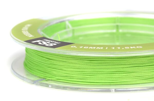 Tresse Spro Freestyle FS8 Braid Hi-Vis Chartreuse (125m)