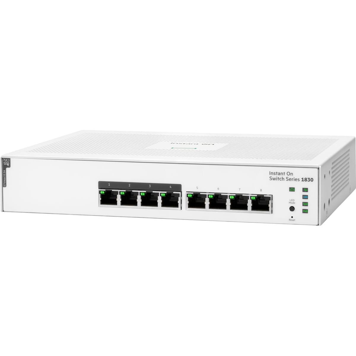HPE Networking Instant On 1830 (8p Gigabit CL4 PoE 65W) nettverksbryter