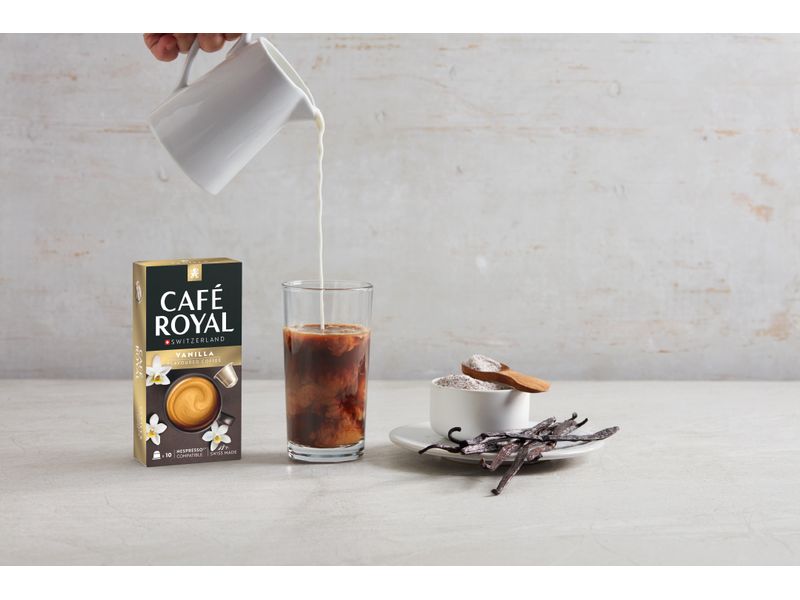 Café Royal Kaffeekapseln für Nespresso Vanilla 100 Stück Kaffeekapseln für Nespresso Maschinen