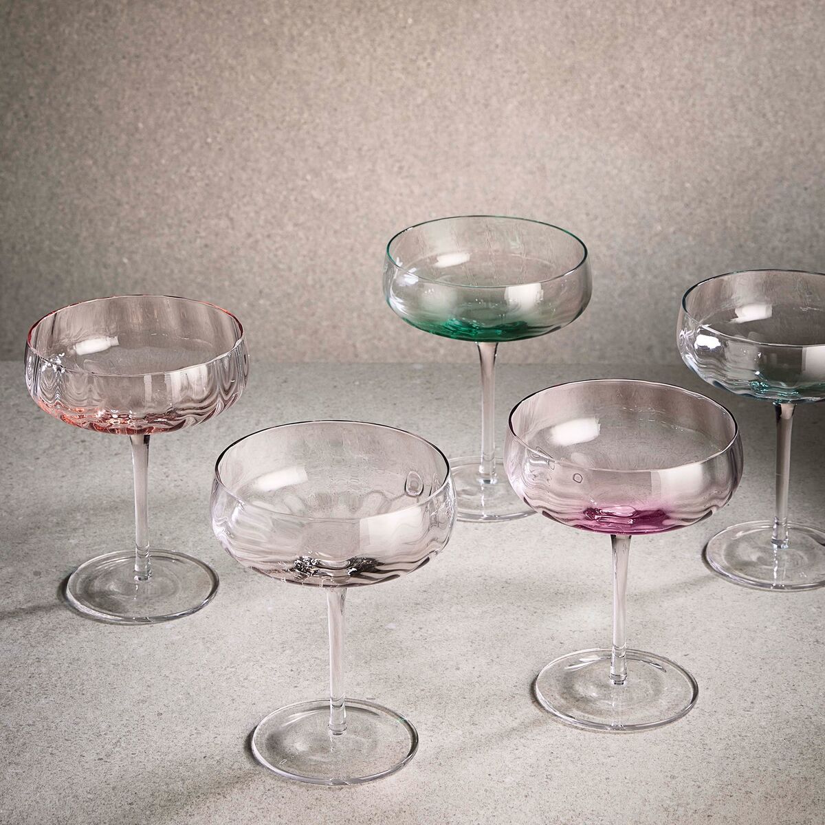 Champagne-/cocktailglass 30 cl, fersken