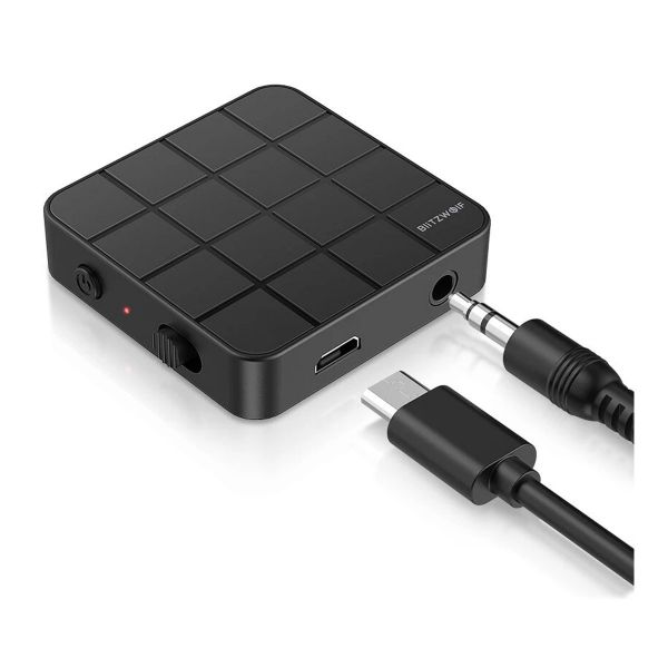 BlitzWolf Transmissor Receptor Áudio Bluetooth BW-BL2 Black