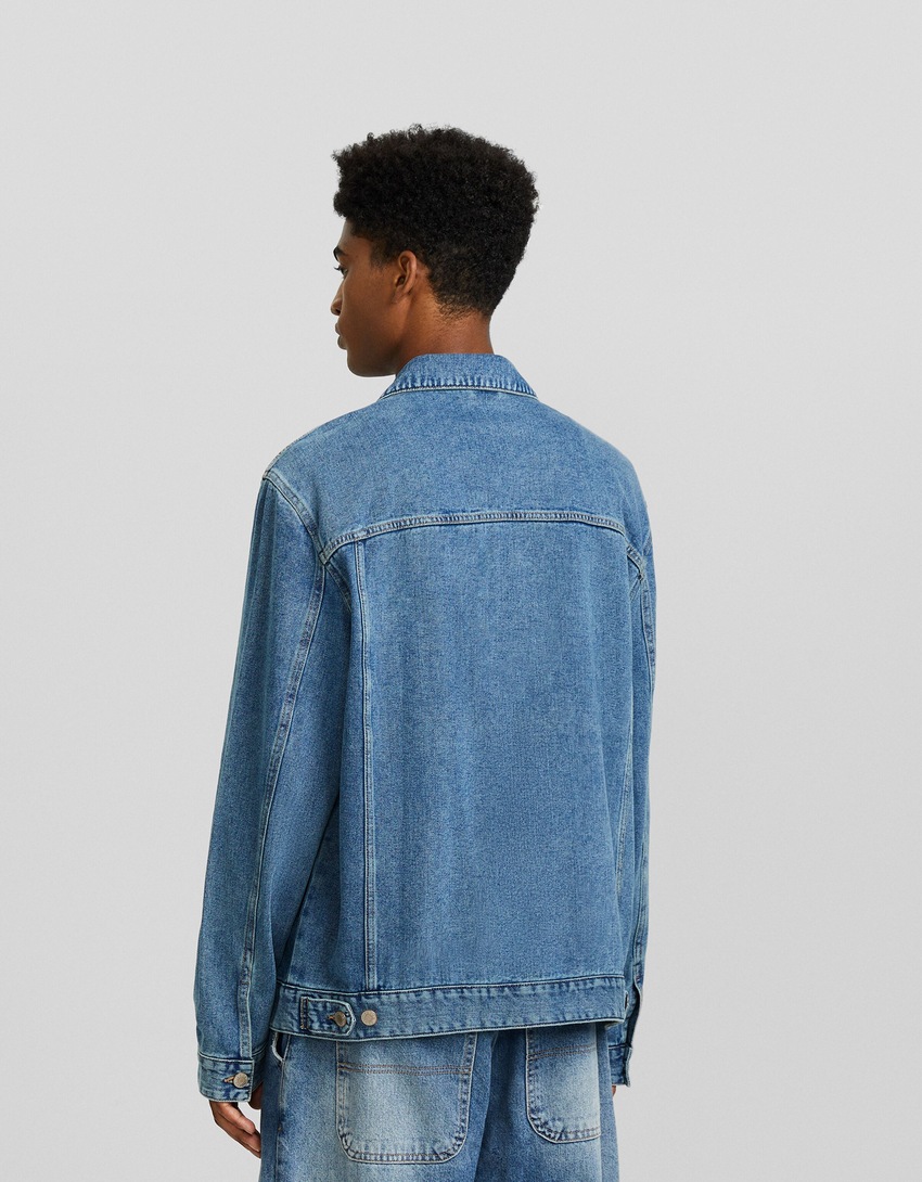 Jaqueta jeans de corte regular