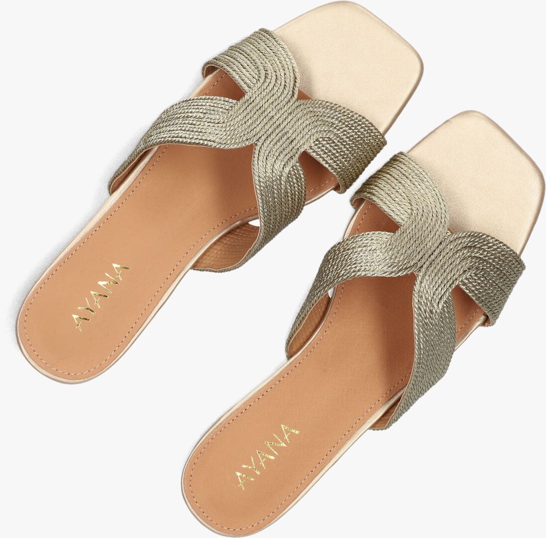 gouden ayana slippers 0677-1