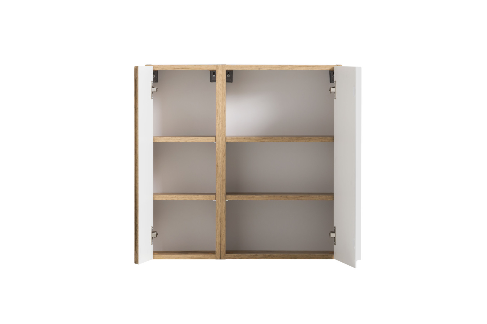 Hängeschrank - Wotaneiche - weiß matt - 65 cm