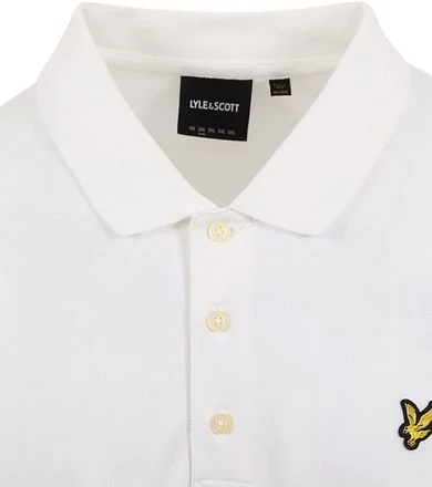 Lyle and Scott Plussize Polo Wit SP400VOGX-626 kopen