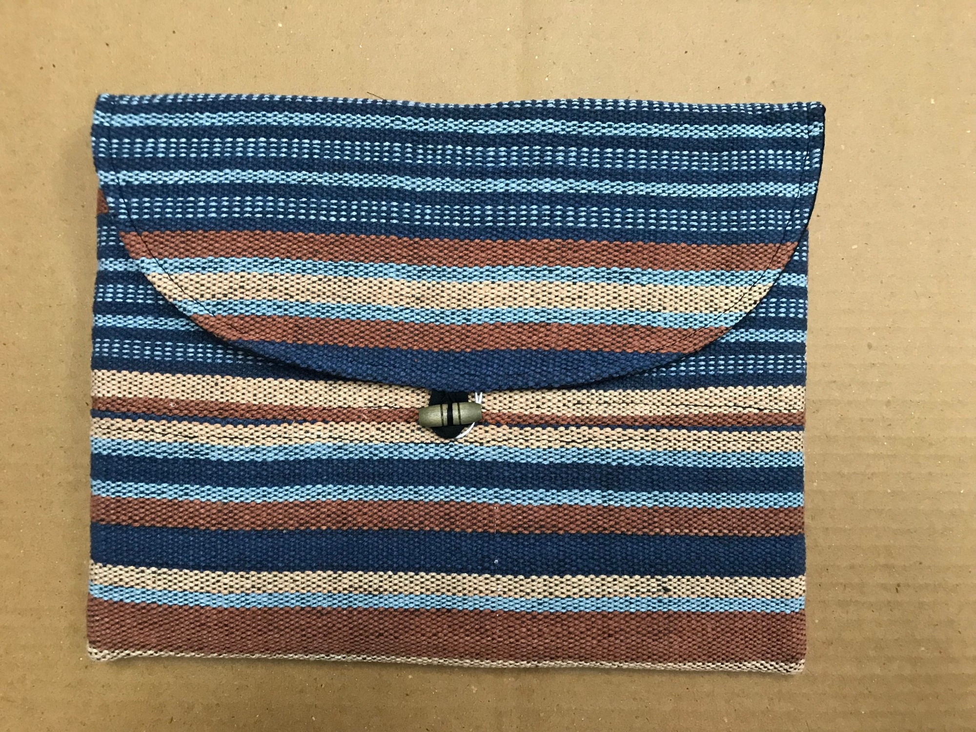 Tablet-Tasche, braun, blau, T 28 cm, B 21 cm günstig bestellen