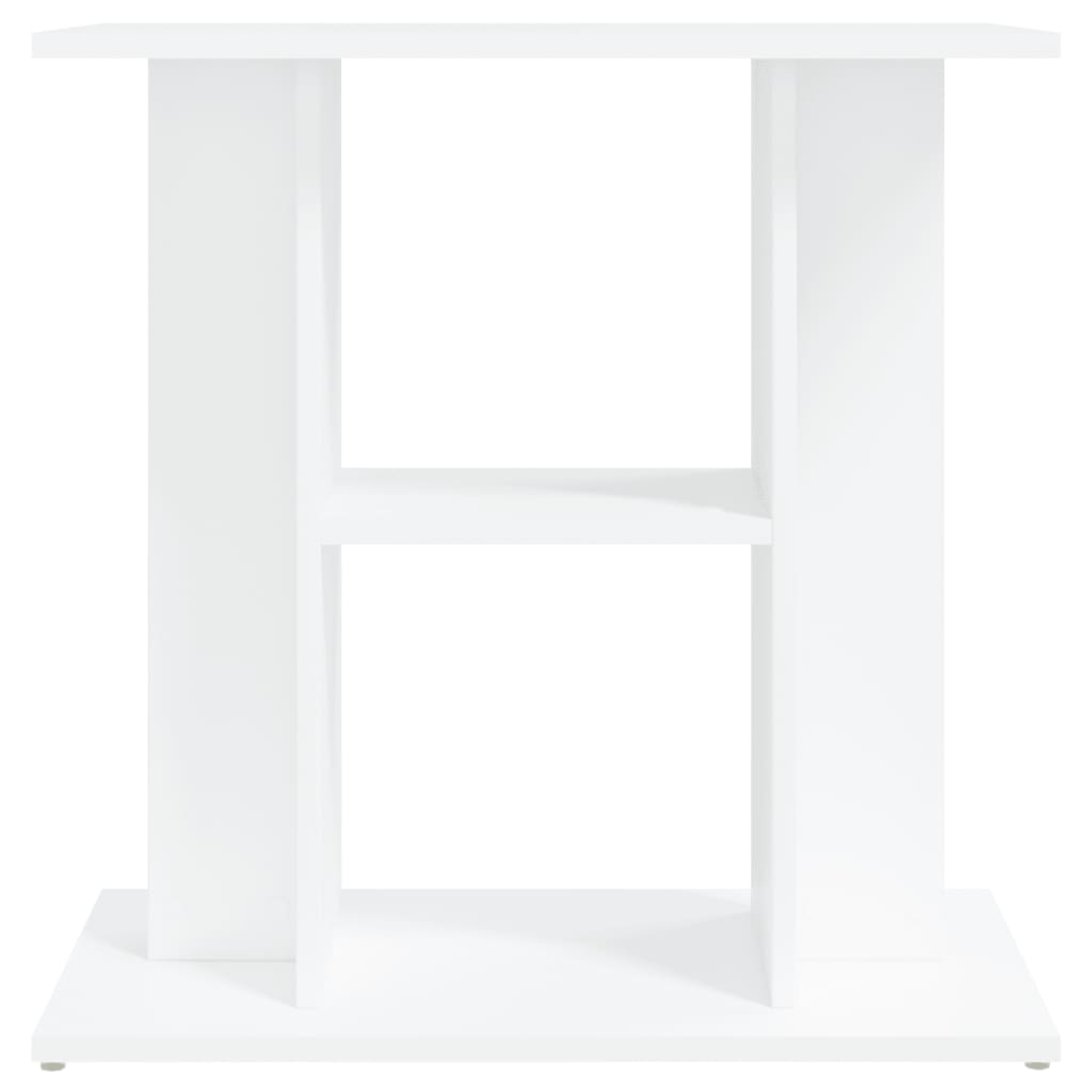 Suporte para aquário vidaXL, madeira engenheirada, branco, 60x30x60 cm