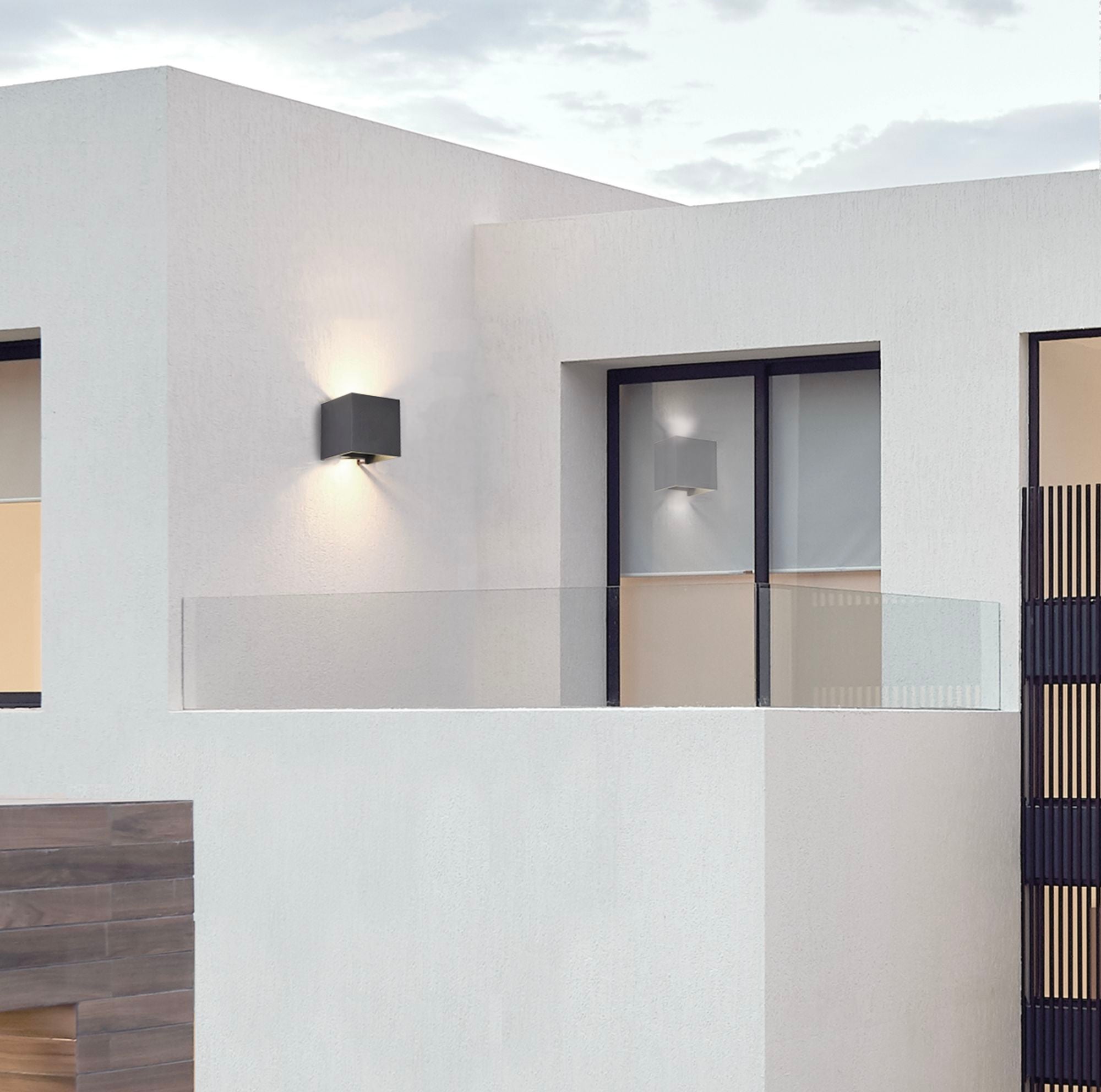Maytoni Outdoor - Architecturale verlichting Fulton - Zwart