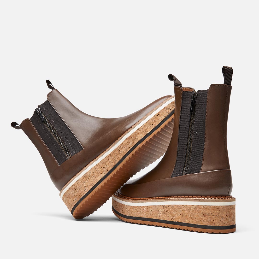 ANKLE BOOTS - BAYA ankle boots, wood brown calfskin