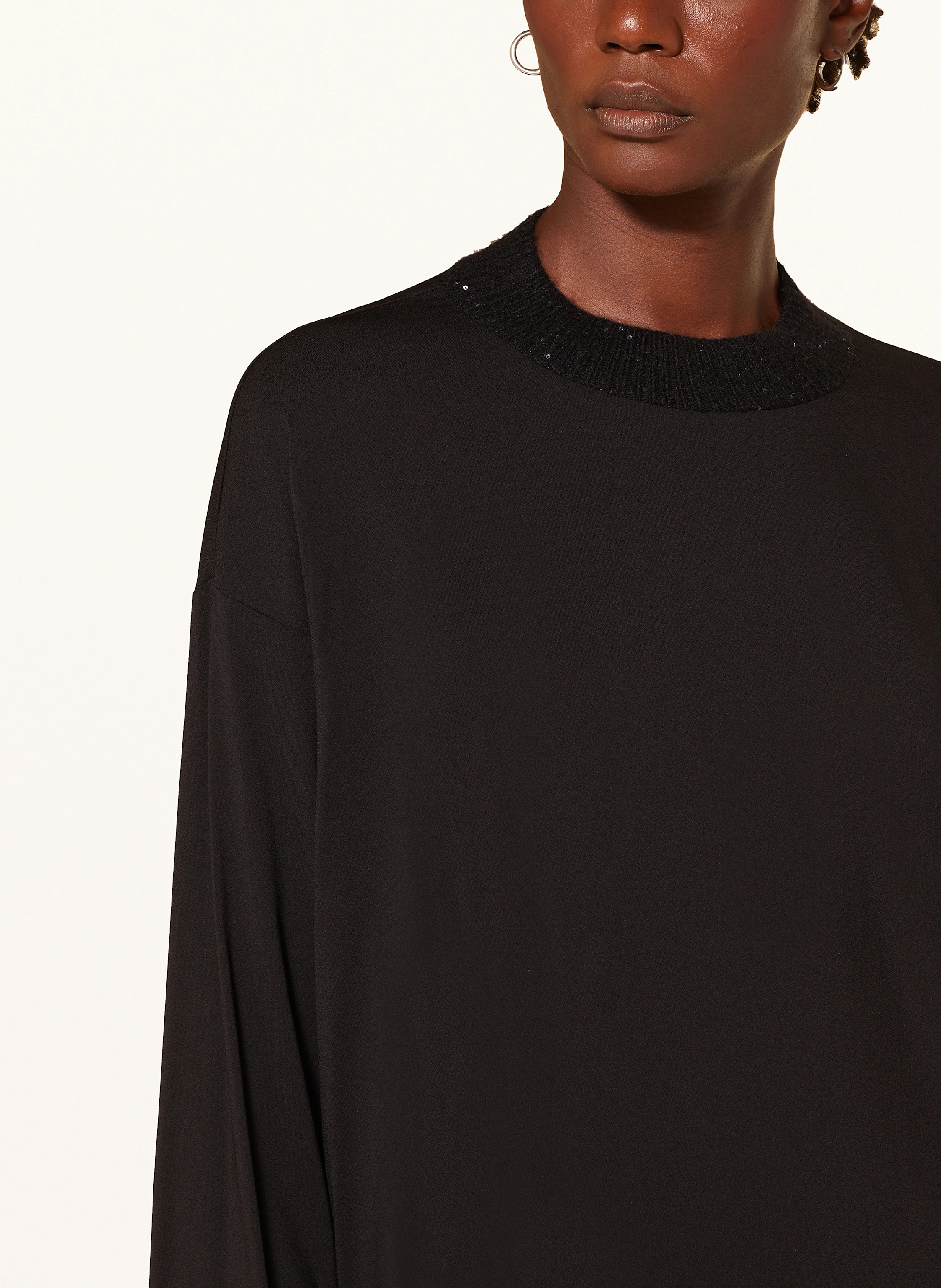 FABIANA FILIPPI Blusenshirt mit Pailletten