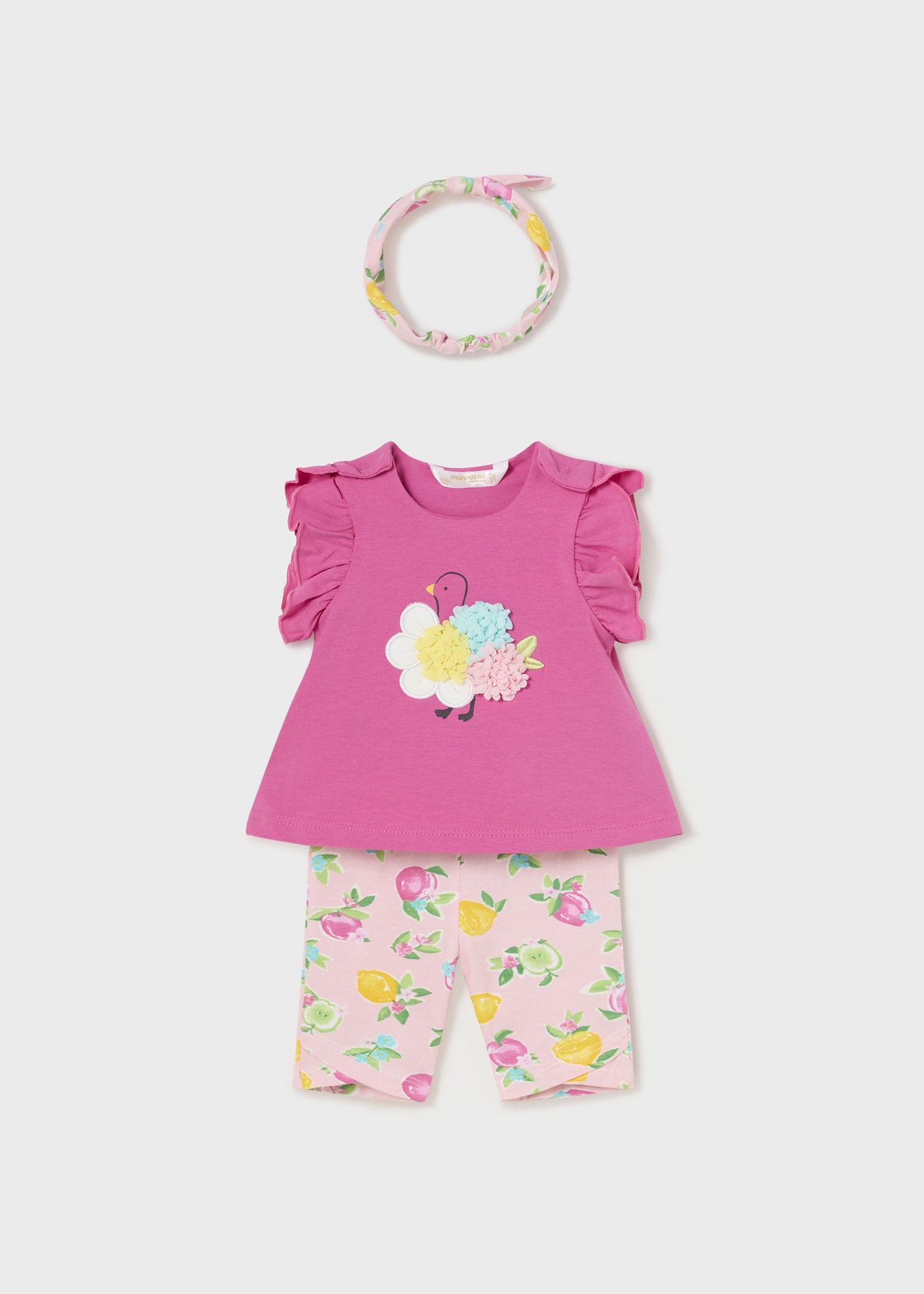 Conjunto de 3 peças Better Cotton Juicy para recém-nascidos