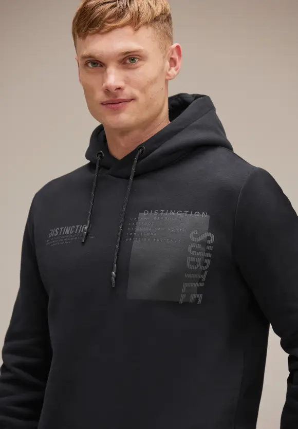 Kapuzen Sweatshirt - Black
