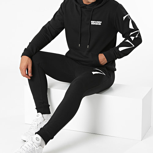 Ensemble De Survetement Logo Noir Blanc