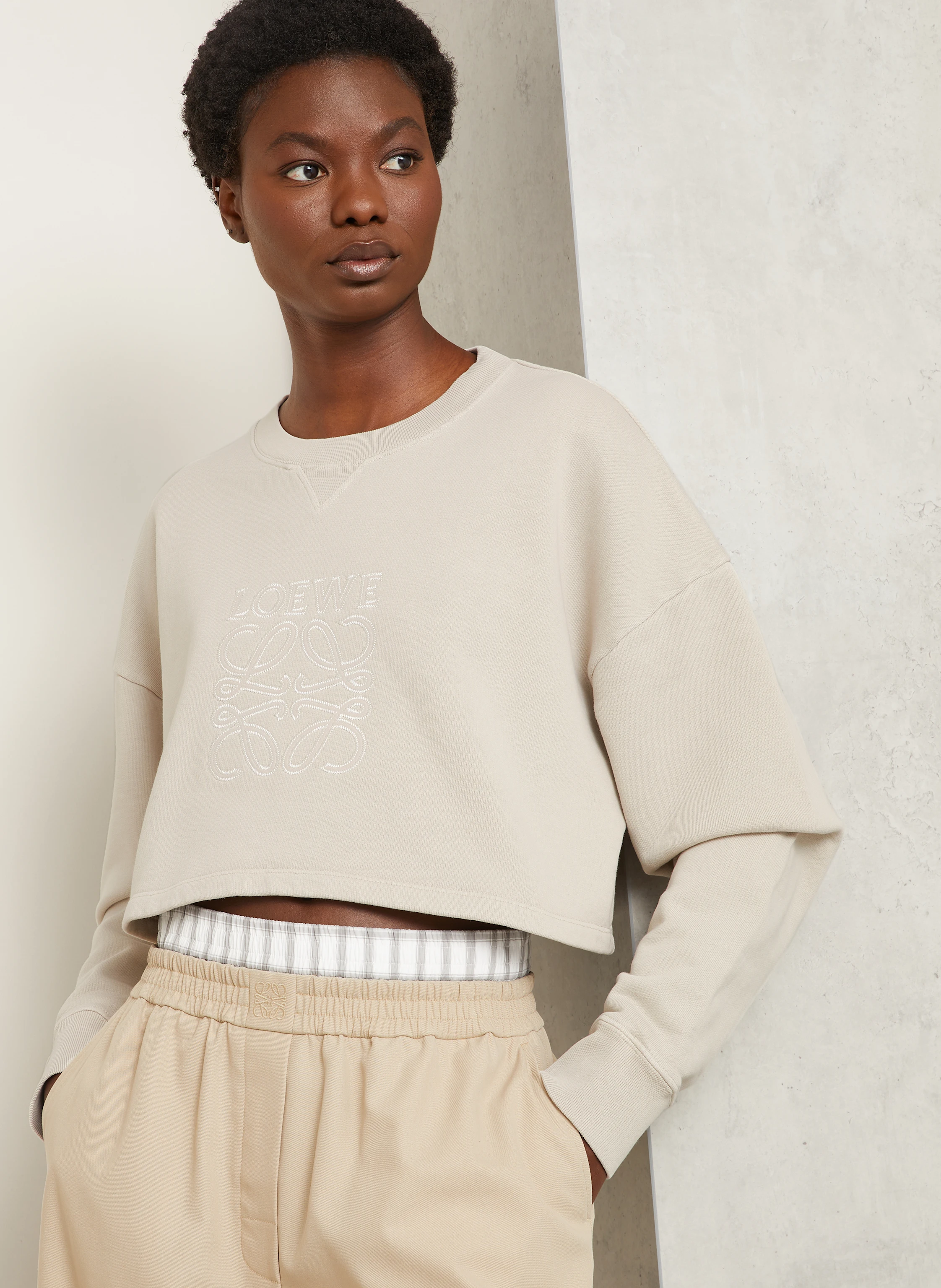 LOEWE Cropped-Sweatshirt