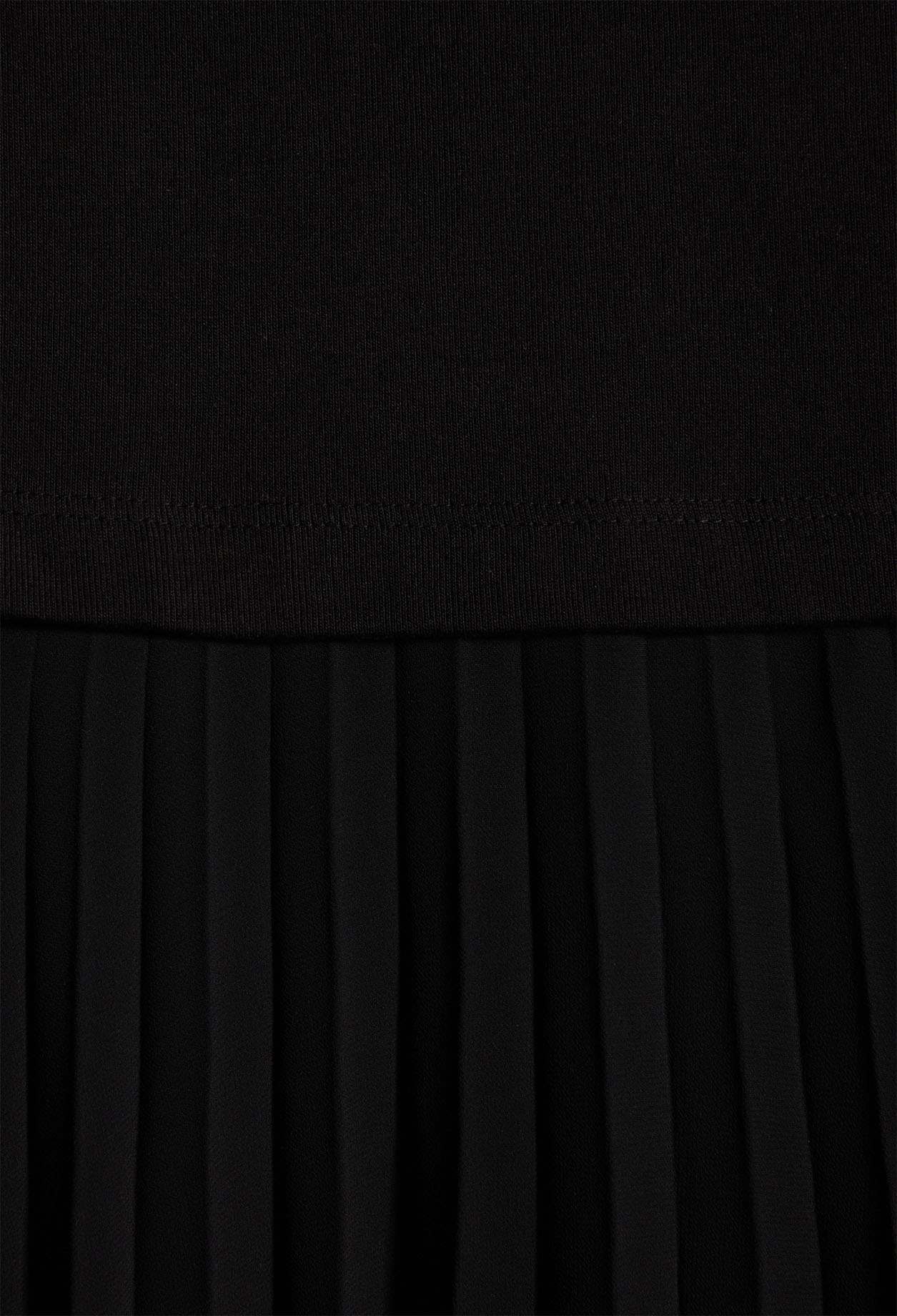 Robe midi Teli bi-mati&egrave;re noire