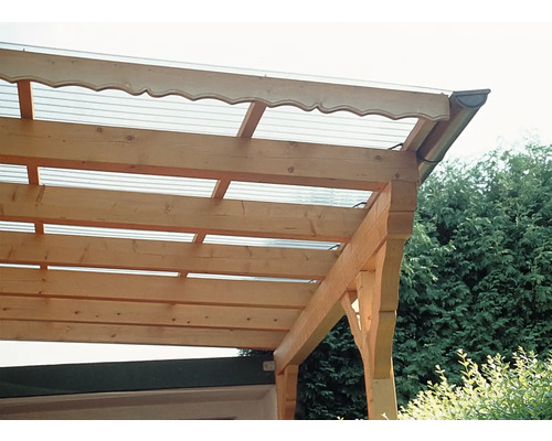 Gutta polyester golfplaat Sinus 76/18 naturel 1600 mm x 1000 mm x 0,8 mm