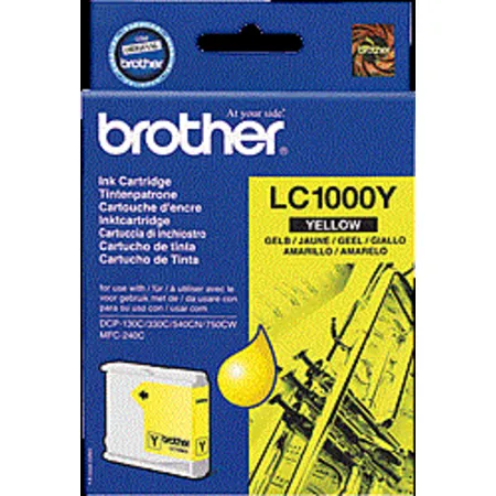 Brother Tintenpatrone LC-1000Y gelb
