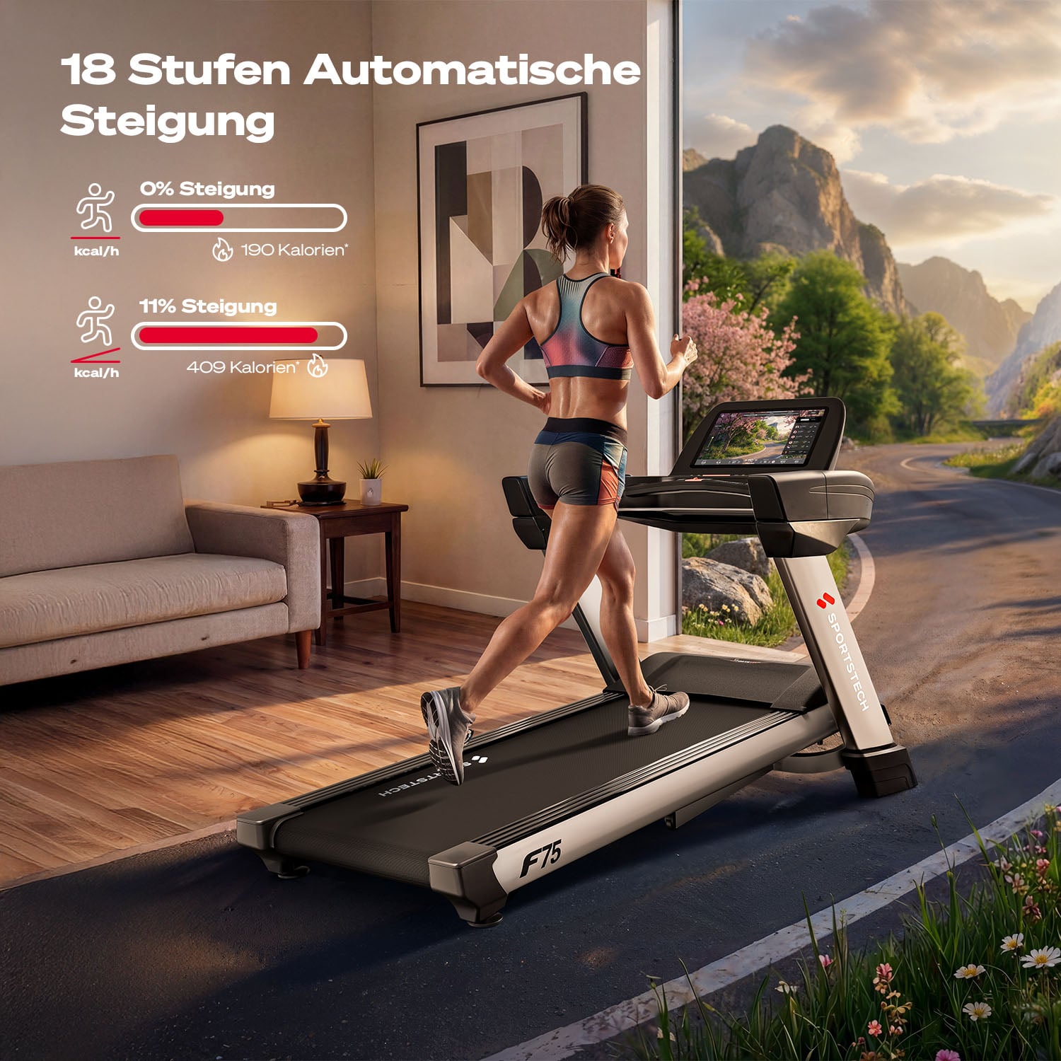 F75 Profi-Laufband