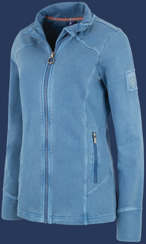 Yacht Jacket Lady French Terry 400, Moonlightblue