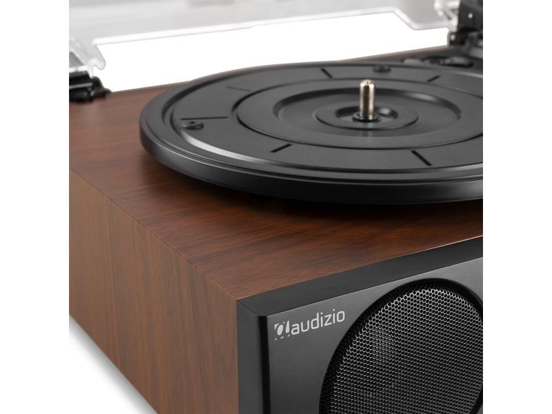 Audizio Plattenspieler Tulsa Braun/Schwarz Audiocenter mit Plattenspieler und DAB -Radio