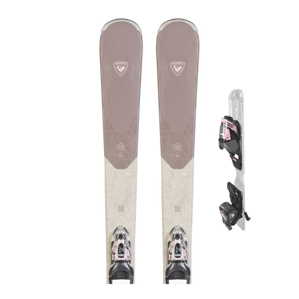 Rossignol EXPERIENCE W 82 BASALT + XPRESS W11 GW B83 - Packs skis all mountain + Fixations Femme
