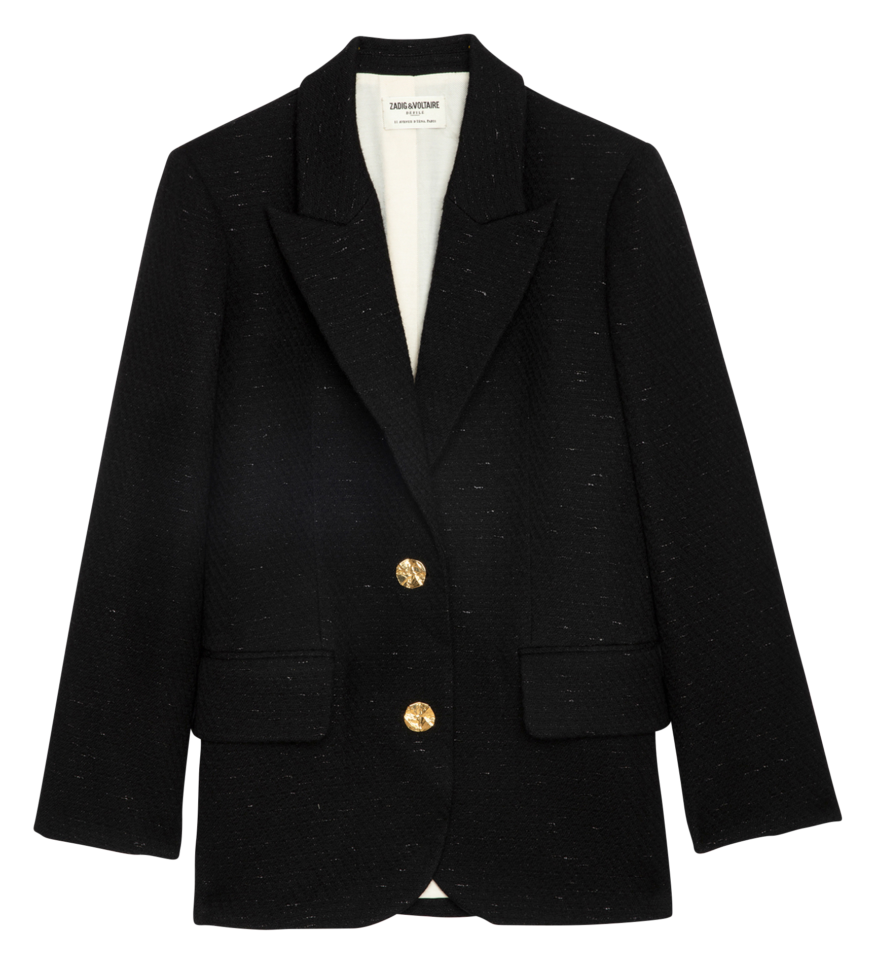 VICKA - Veste de tailleur en laine mélangée | Noir