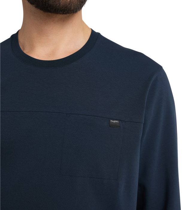 Curious LS Men herre-T-shirt