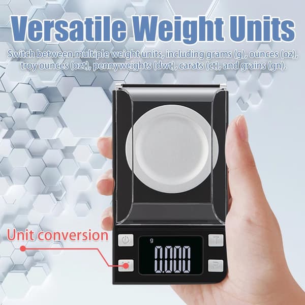 INF Elektronisk digital vekt 100 gram / 0,001 gram tarafunksjon