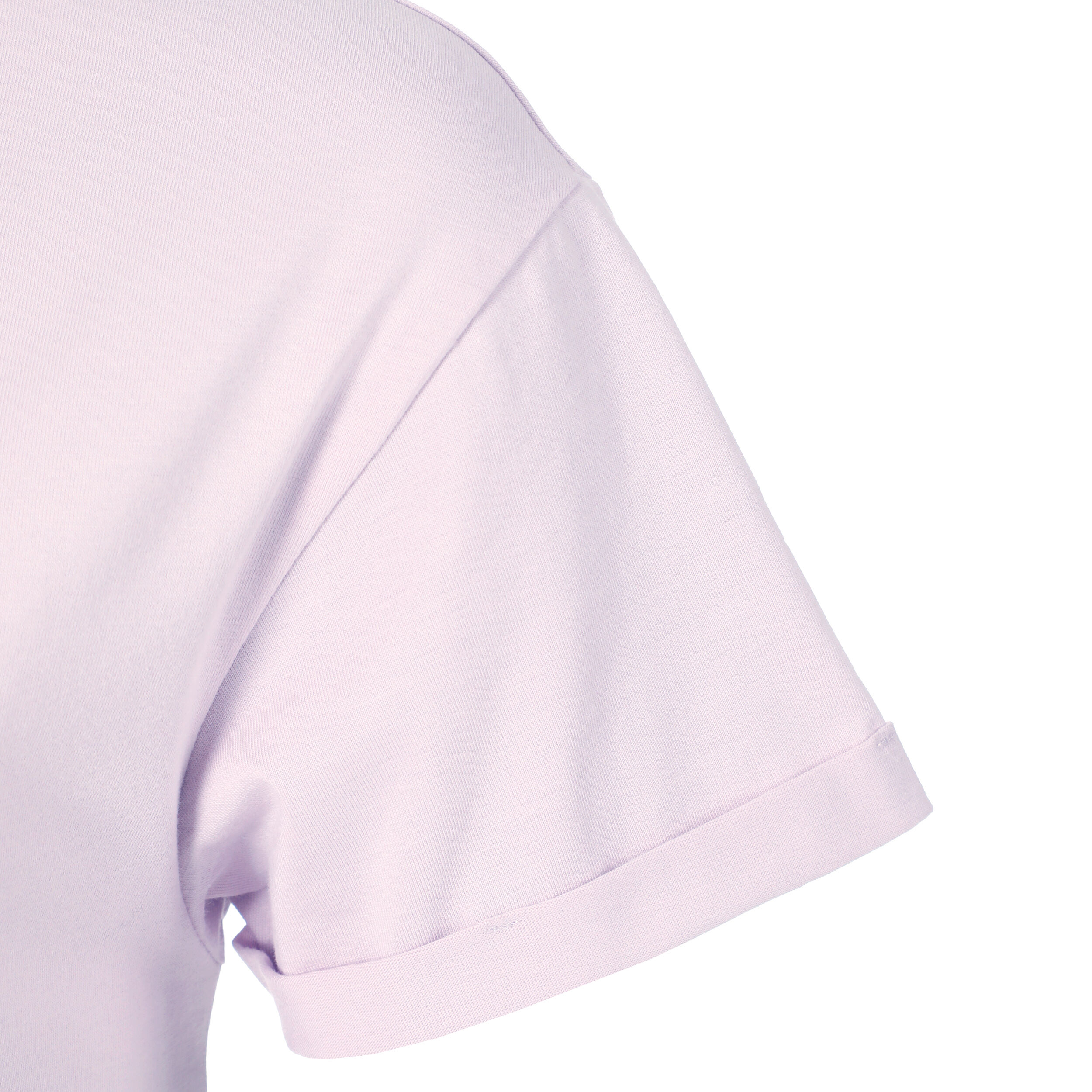 Quiet Please Mind Swirl Court T-shirt Femmes - Lilas , Multicouleur