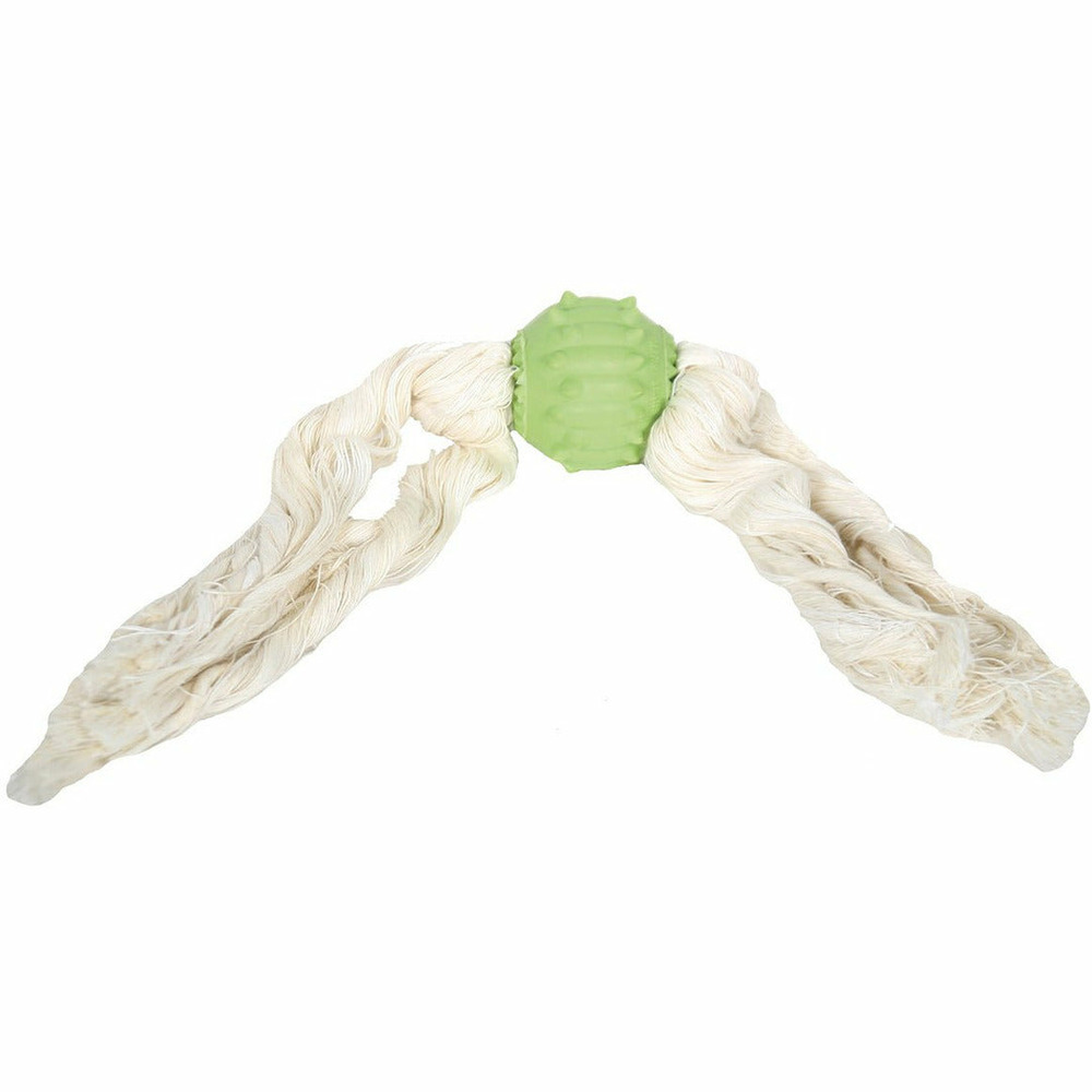 Balle cordes pour chiens conçu pour un nettoyage dentaire efficace