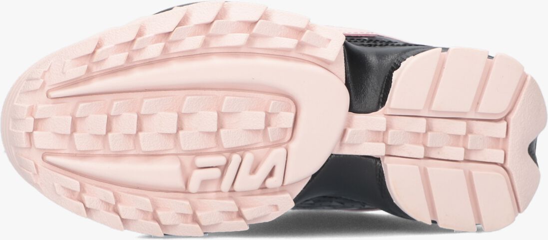FILA zwarte fila lage sneakers disruptor f kids