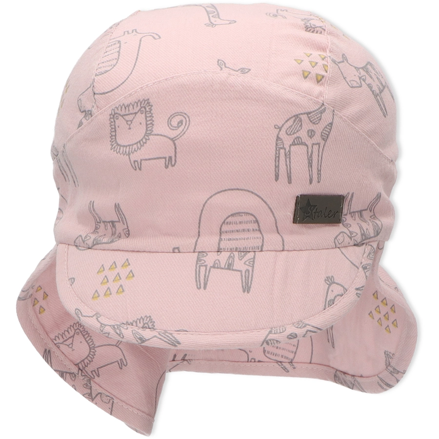 Sterntaler Schirmmütze mit Nackenschutz rosa