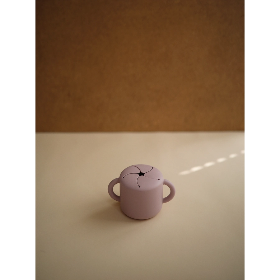 mushie Snackbecher Soft Lilac