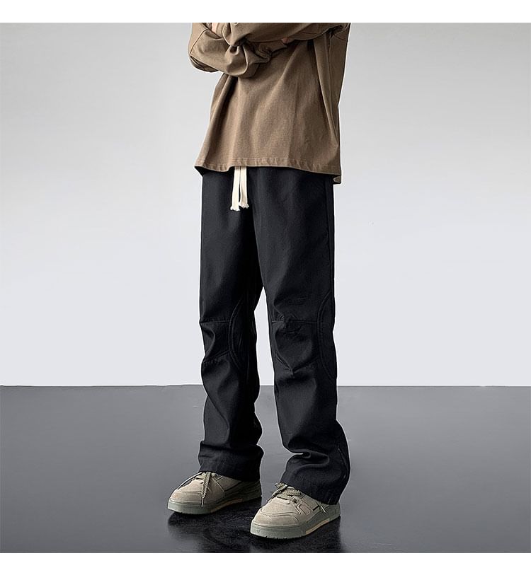 Juku Girls - Mid Rise Plain Wide Leg Pants