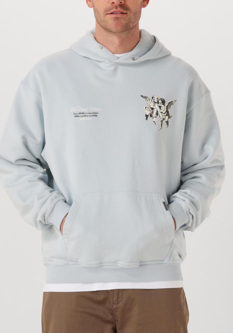lichtblauwe represent trui legay cherubs hoodie