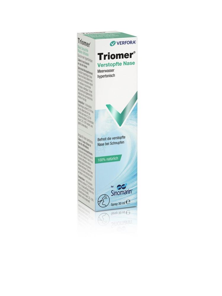 TRIOMER Verstopfte Nase Taschenspray<br>30 ml, Flasche, Nasenspray, Lösung