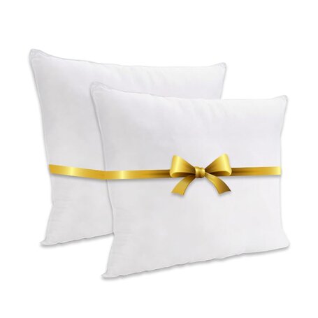 Molton Kussenslopen Stretch: 2-PACK